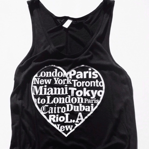 American Apparel Tops - American Apparel x Millionera One Love Unisex Graphic Tank Top